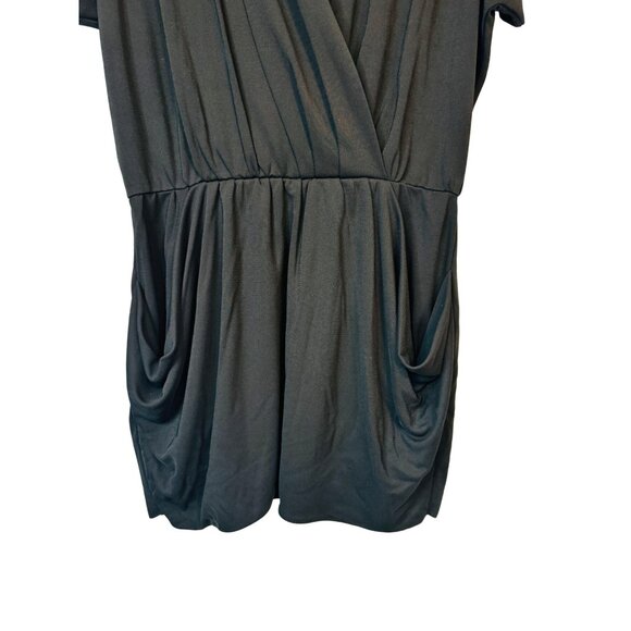 2/$30  Rachel Roy Medium Black Mini Short Romper 100% Polyester - Picture 5 of 12